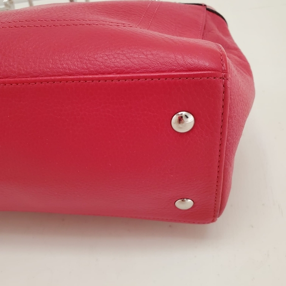 Coach Penolope Red Leather Shoulder Bag - Picture 10 of 12